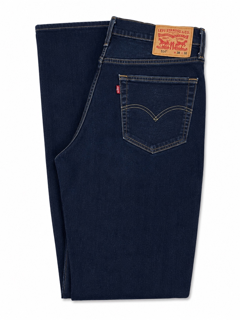 Levi’s 514 Straight Fit Dark Wash Jeans 38x30